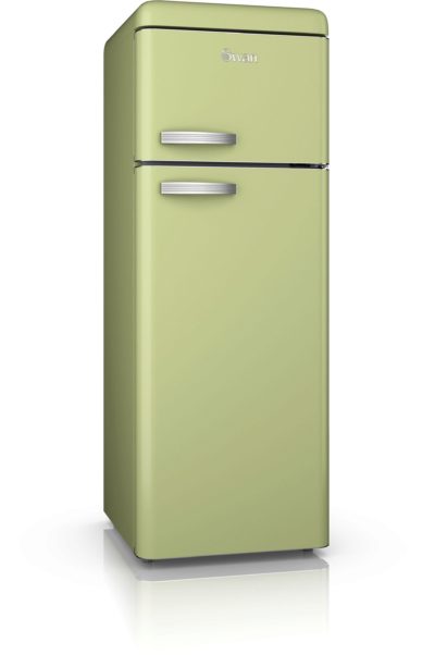 Swan - SR11010GN Retro - Fridge Freezer - Green